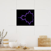 Poster voor elektrische Mandelbrotset (Keuken)