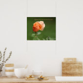 Poster voor elk Roos: ROOS & PROSE 20x16 (Keuken)