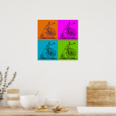 Poster voor fietsen (Keuken)