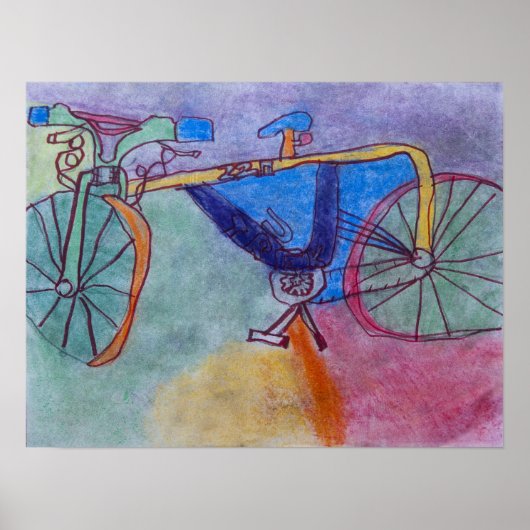 Poster voor fietsen (Voorkant)