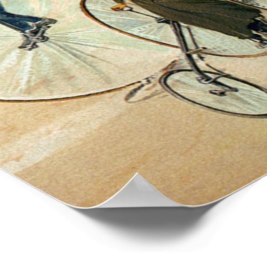  Poster voor fietsen afdrukken (Hoek)