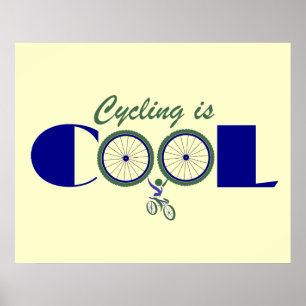 Poster voor fietsen afdrukken