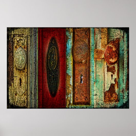 Poster voor fotografie van deurknop (Voorkant)