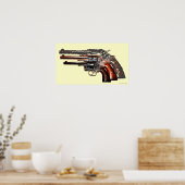 Poster voor fotografie van pistolen (Keuken)