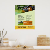 Poster voor gazonverzorging (Keuken)