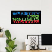 Poster voor gehandicaptenbewustzijn (Thuiskantoor)