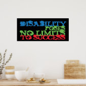 Poster voor gehandicaptenbewustzijn (Keuken)