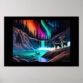 Poster voor gekanaliseerde wateren