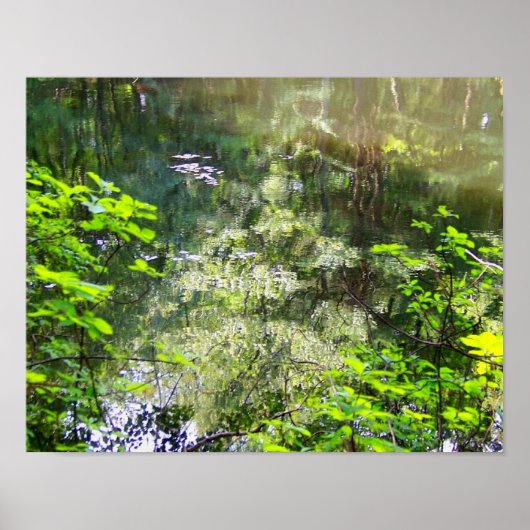 Poster voor gekantelde reflectie (Voorkant)