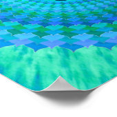 Poster voor gevlambloemmandala (Hoek)