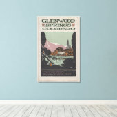 Poster voor gezondheidsResort # 2 Canvas Afdruk (Insitu (Houten vloer))