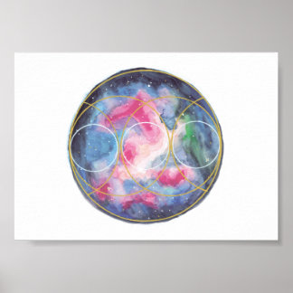 Poster voor goddelijke verbinding / sjabloon van k