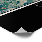 Poster voor groene rivier het Kentucky (Hoek)