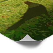 Poster voor grote doekeenden (Hoek)