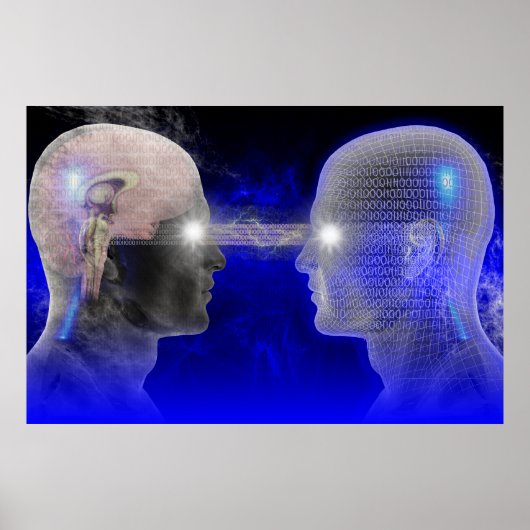 Poster voor hersenoverdracht (Voorkant)