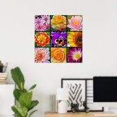 Poster voor het afdrukken van prachtige bloemen (Thuiskantoor)