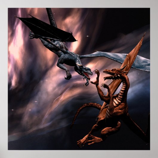 Poster voor het bestrijden van draken (Voorkant)