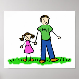 Poster voor het kenmerk Vader en Dochter Aangepast