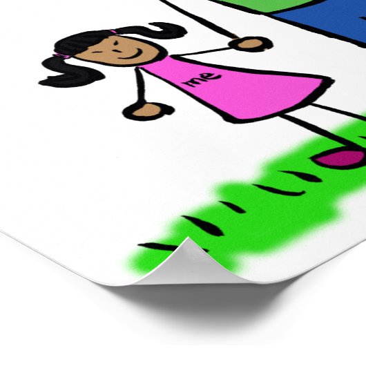 Poster voor het kenmerk Vader en Dochter Aangepast (Hoek)