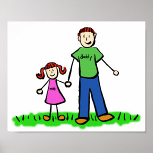 Poster voor het kenmerk Vader en Dochter Aangepast