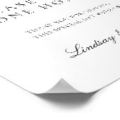 Poster voor het ontvangen van gebarentafel voor br (Hoek)