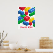 Poster voor het ontwerp van de kamer van het kind  (Keuken)