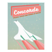 Poster voor het reizen met een jaartal (Voorkant)