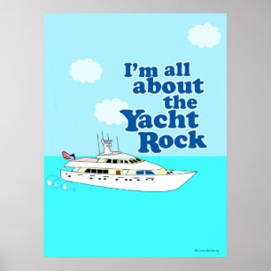 Poster voor het slaan van een jacht