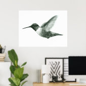 Poster voor het trekken van trekvogels (Thuiskantoor)