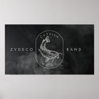 Poster voor het vissen met sleepnetten