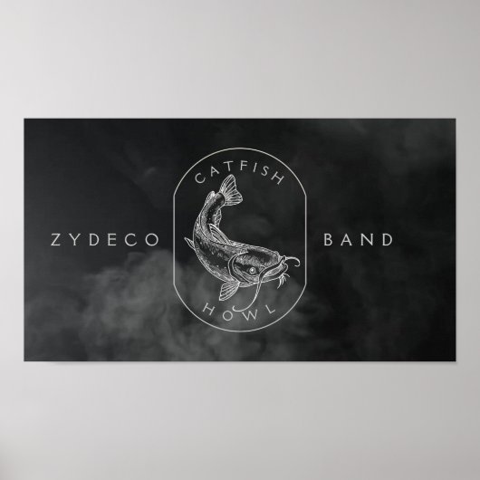 Poster voor het vissen met sleepnetten (Voorkant)