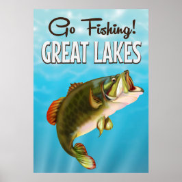 Poster voor het vissen op het traditionele visseiz