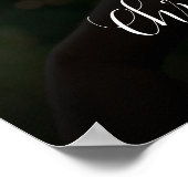 Poster voor het welkomstteken voor bruiloft (Hoek)