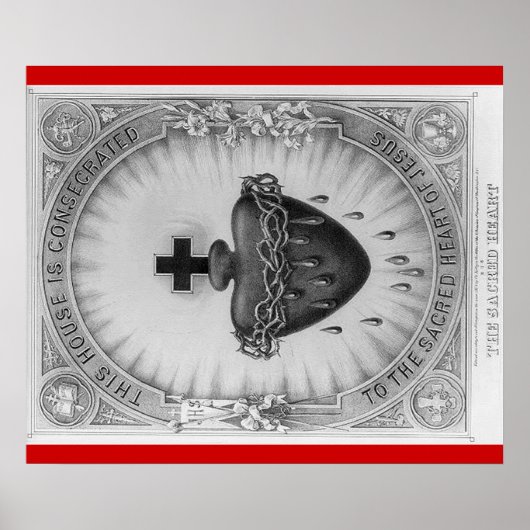 Poster voor huis zegenen (Voorkant)