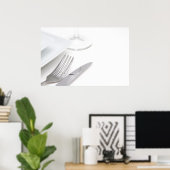 Poster voor instelling witte plaats (Thuiskantoor)