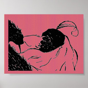 Poster voor jonge of oude vrouwen