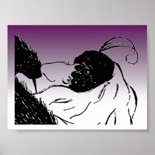 Poster voor jonge of oude vrouwen