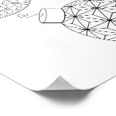 Poster voor kerstkleuren - sieraden 2 (Hoek)