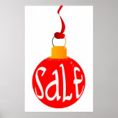 Poster voor kerstverkoop. (Voorkant)