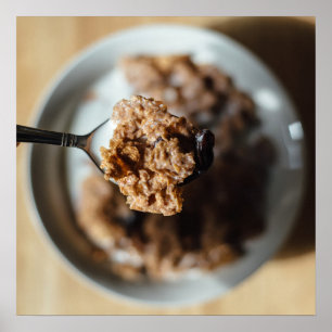 Poster voor keuken van granen of van andere eetwar