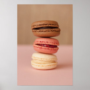 Poster voor keukengebruik van Macaroons