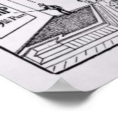 Poster voor kinderbadkamer - ivoren zeep (Hoek)