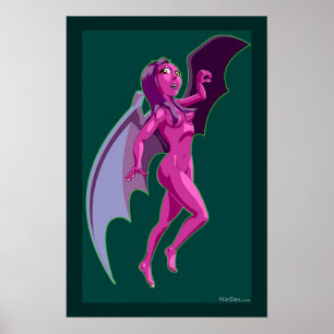 Poster voor kleine lettertjes met scharnierend fre