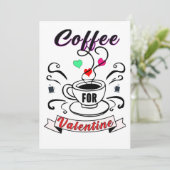 poster voor koffieverjaardag kaart (Staand voorkant)