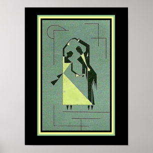 Poster voor  kunstdecodansers 12 x 16