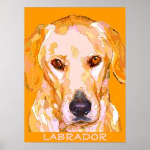 Poster voor labrador Retriever schilderen