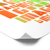 Poster voor leerkrachten Typografie Apple (Hoek)