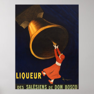 Poster voor likeurreclame