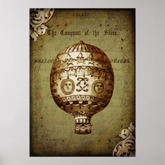  Poster voor luchtballon (Voorkant)