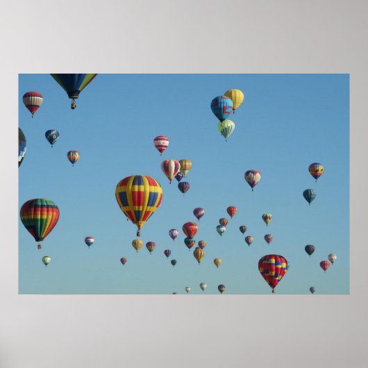 Poster voor luchtballon met luchtvulling (Voorkant)